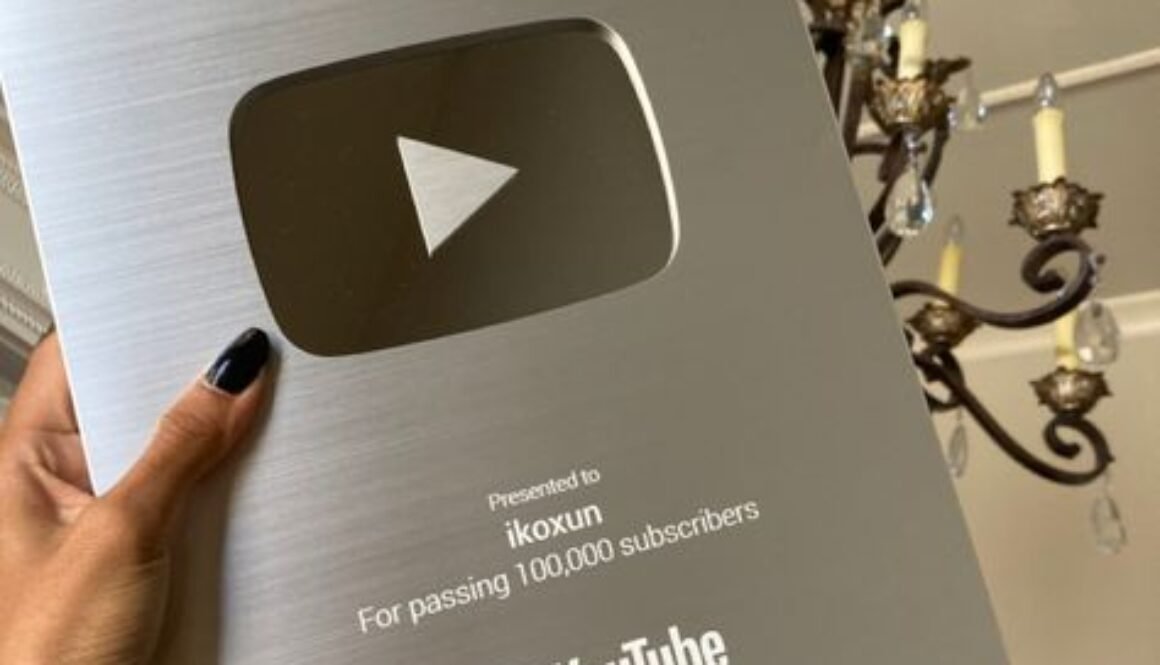 youtube plaque